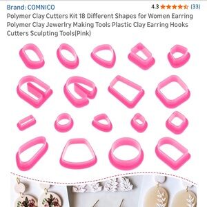 New Clay earring making tools